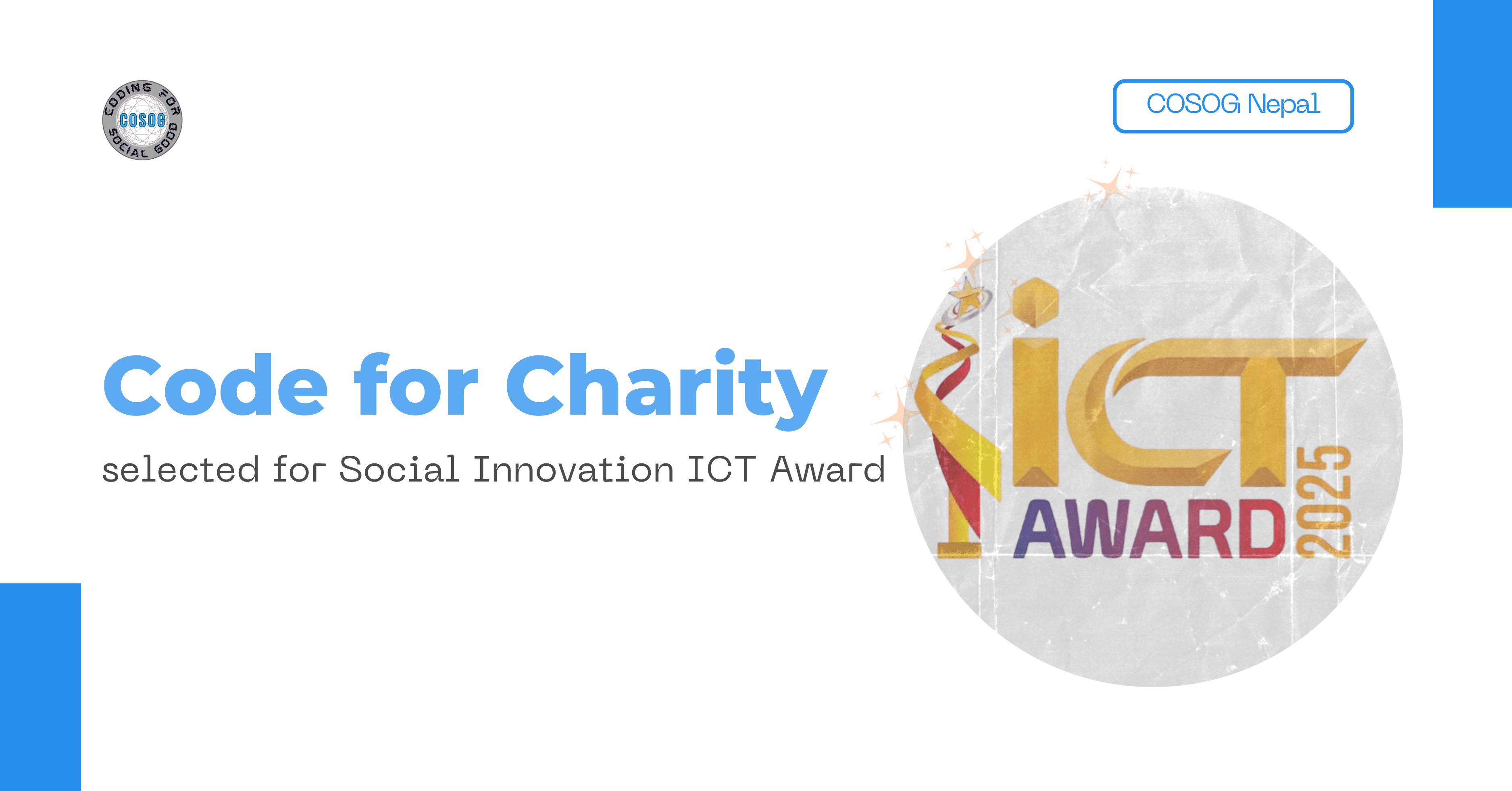 Code for Charity at Social Innovation ICT Award